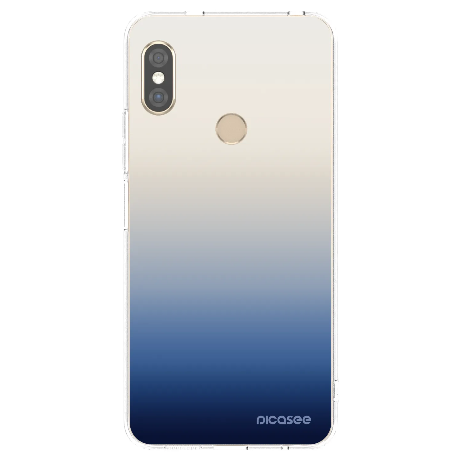 Picasee silikonska prozirna maskica za Xiaomi Redmi Note 5 Global - Gravity Fade