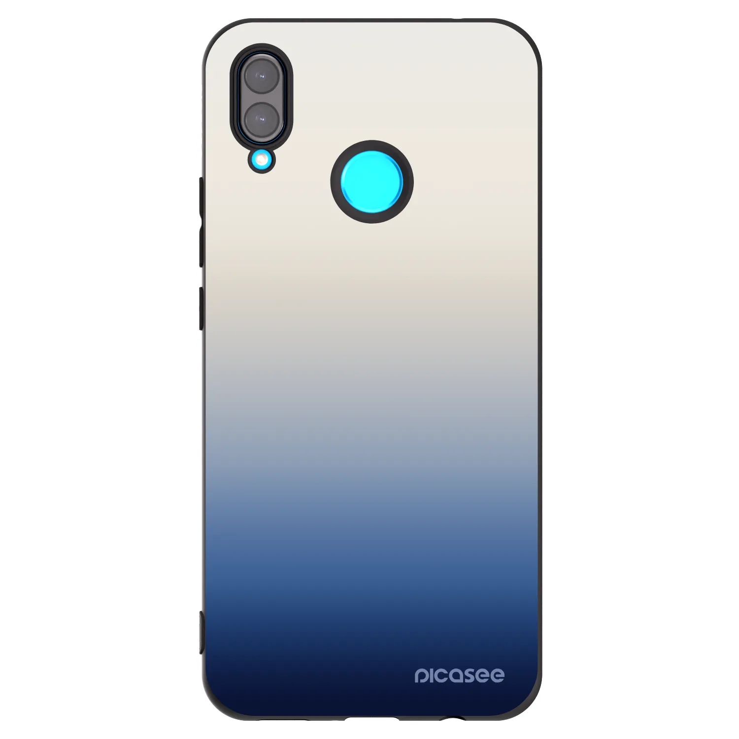 Picasee crna silikonska maskica za Huawei Nova 3 - Gravity Fade