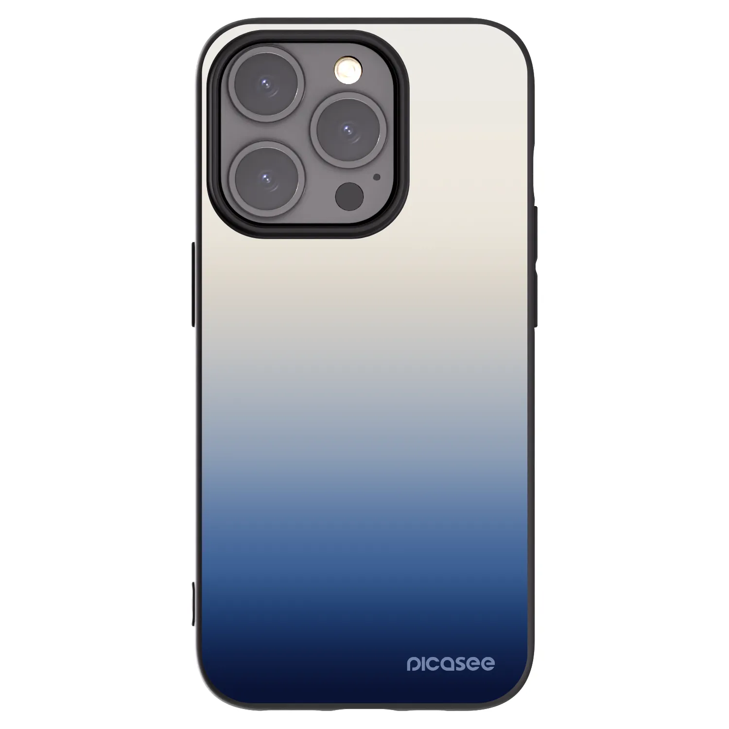 Picasee crna silikonska maskica za Apple iPhone 15 Pro - Gravity Fade
