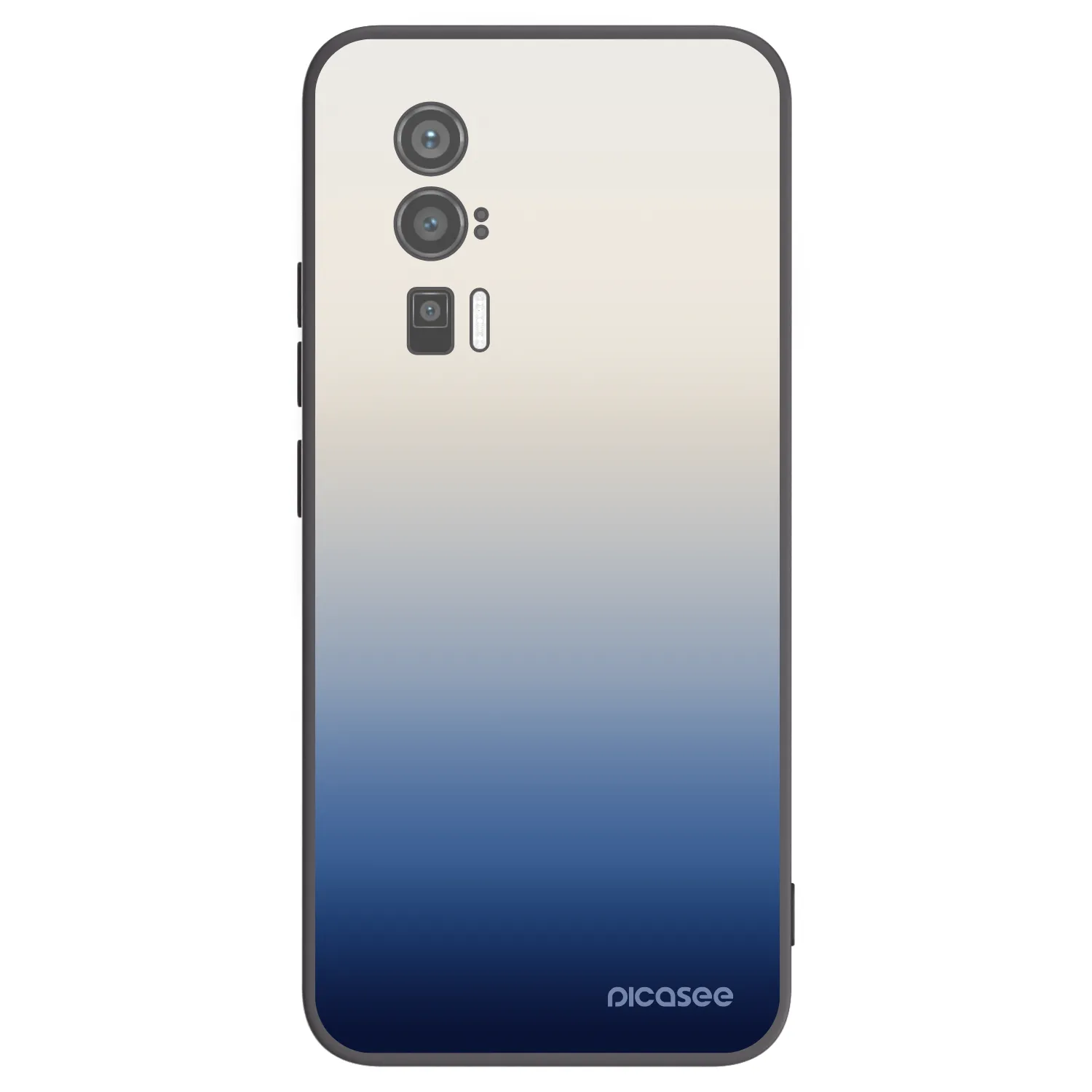 Picasee crna silikonska maskica za Xiaomi Poco F5 Pro 5G - Gravity Fade