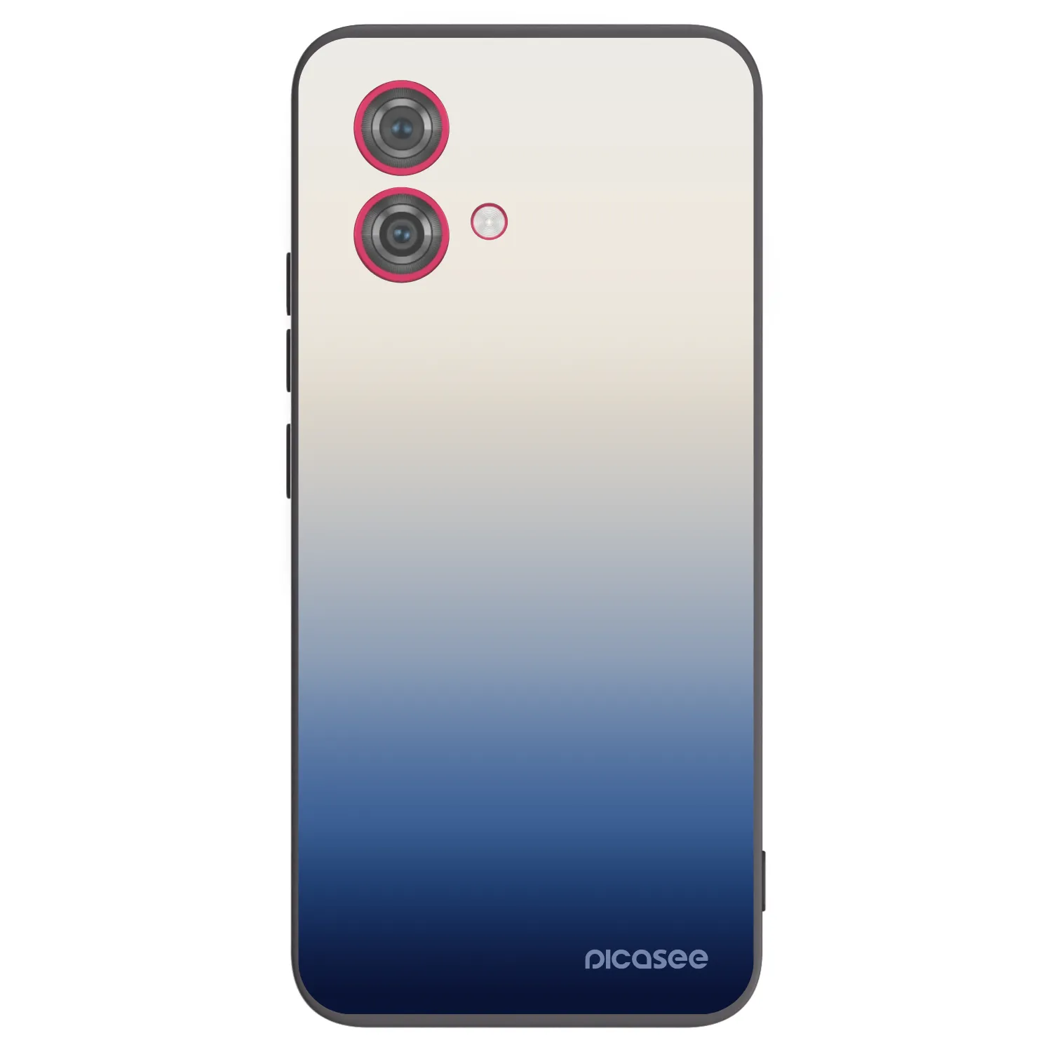 Picasee crna silikonska maskica za Motorola Moto G84 5G - Gravity Fade