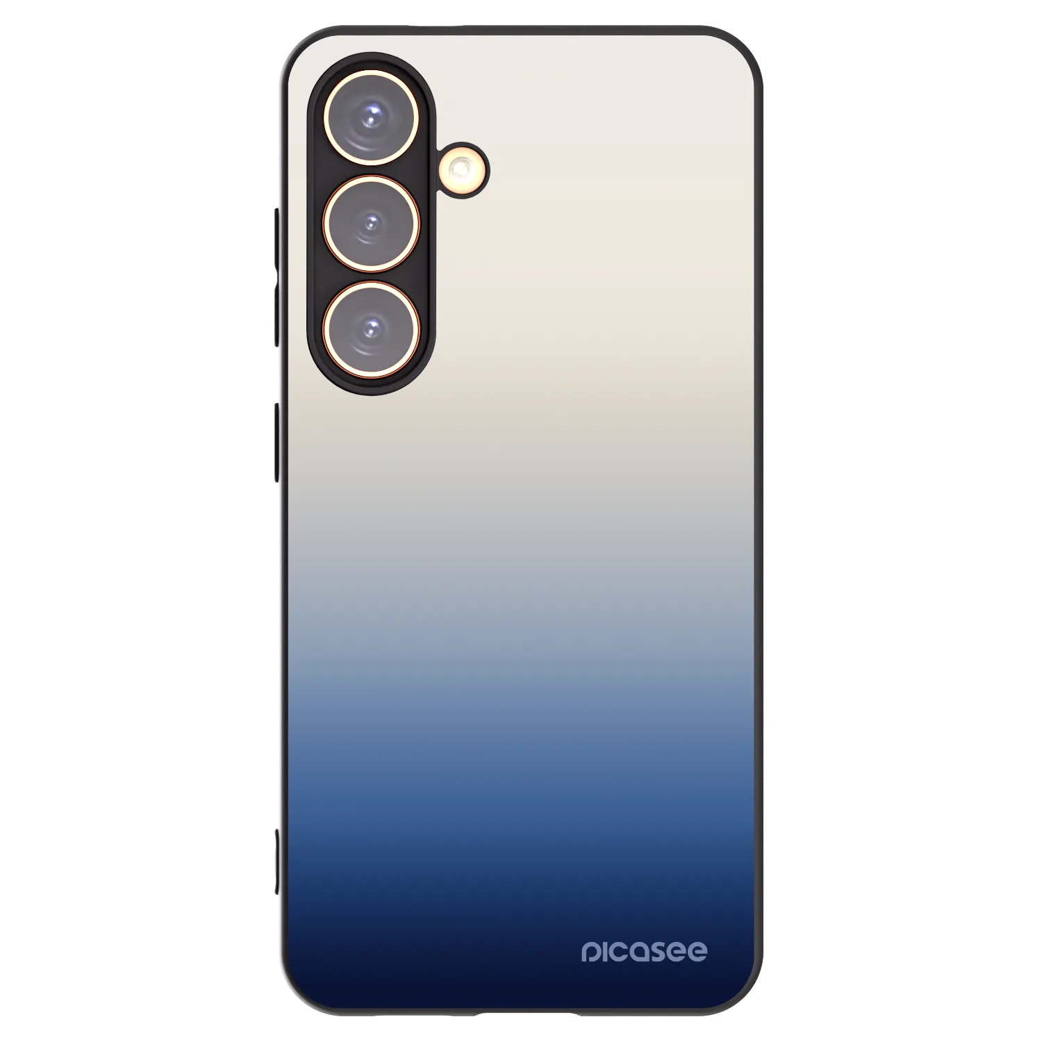 Picasee crna silikonska maskica za Samsung Galaxy S24 S921B 5G - Gravity Fade