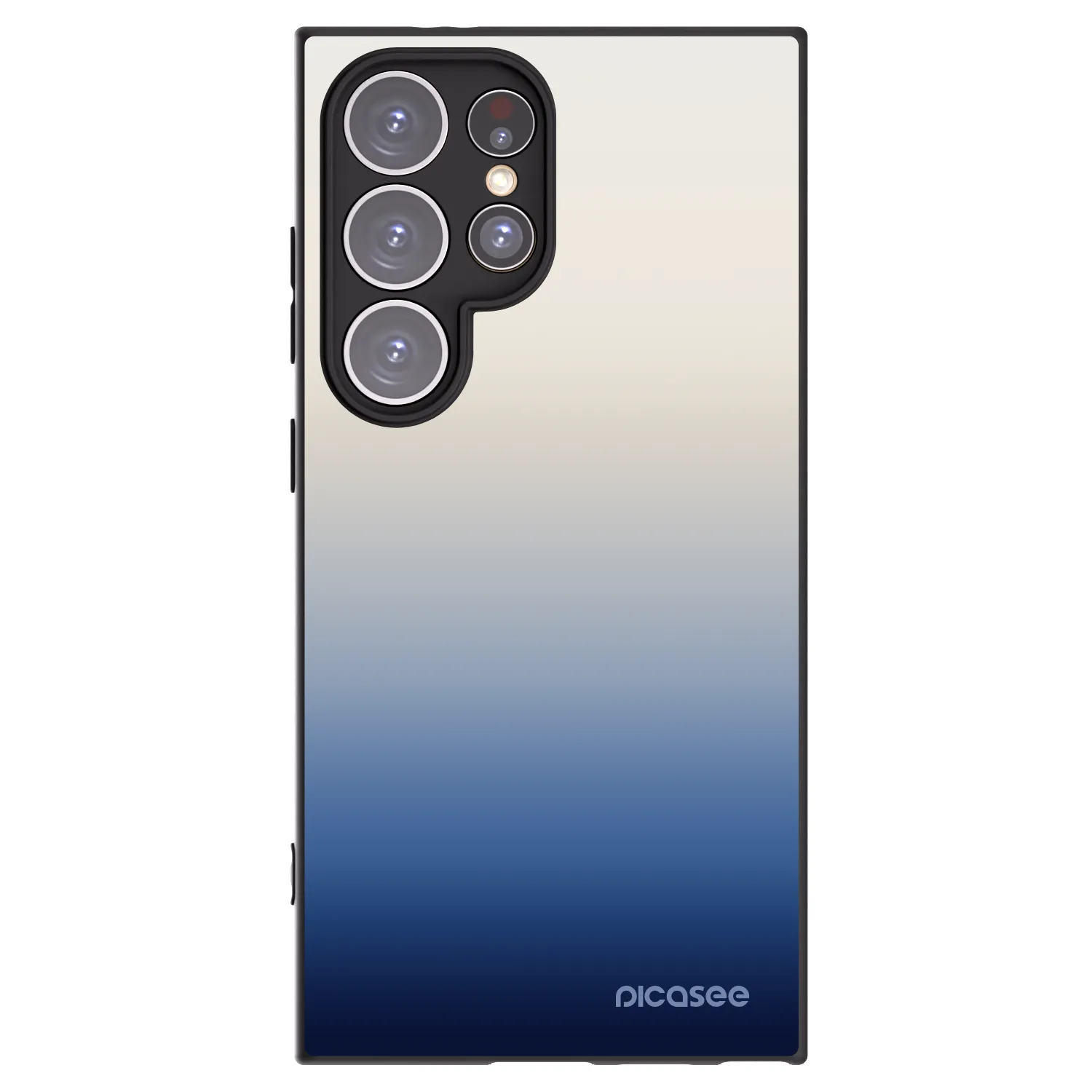 Picasee crna silikonska maskica za Samsung Galaxy S24 Ultra S928B 5G - Gravity Fade