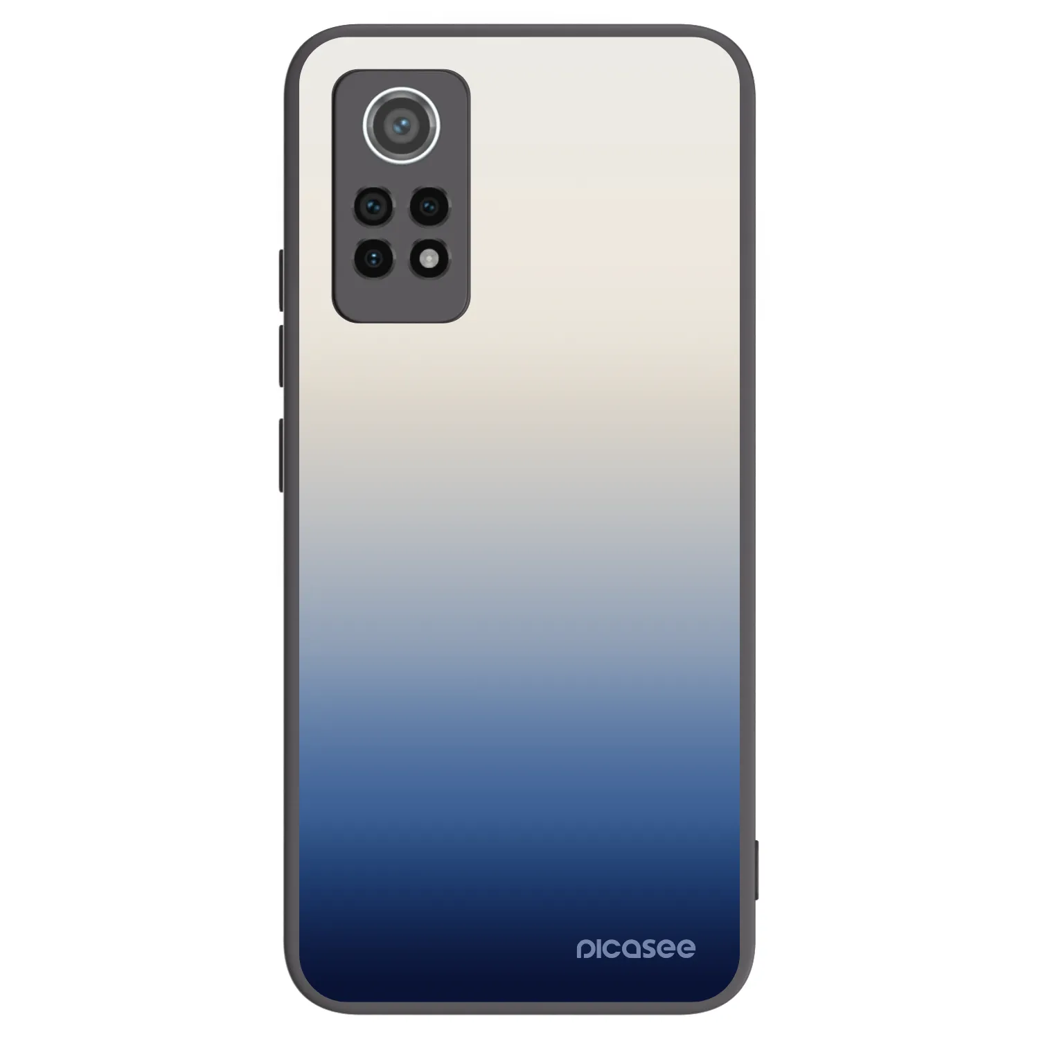 Picasee crna silikonska maskica za Xiaomi Redmi Note 12 Pro 4G - Gravity Fade