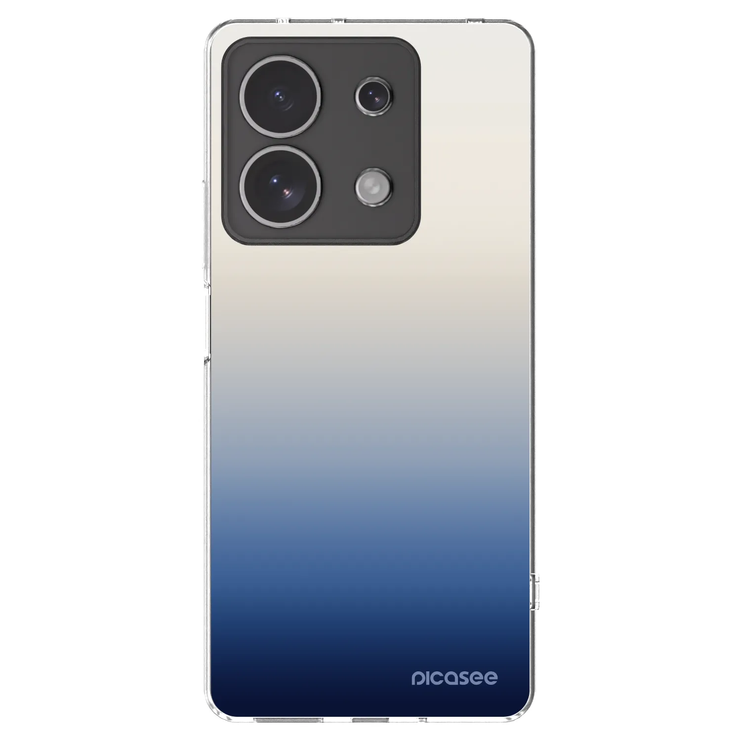 Picasee silikonska prozirna maskica za Xiaomi Redmi Note 13 4G - Gravity Fade