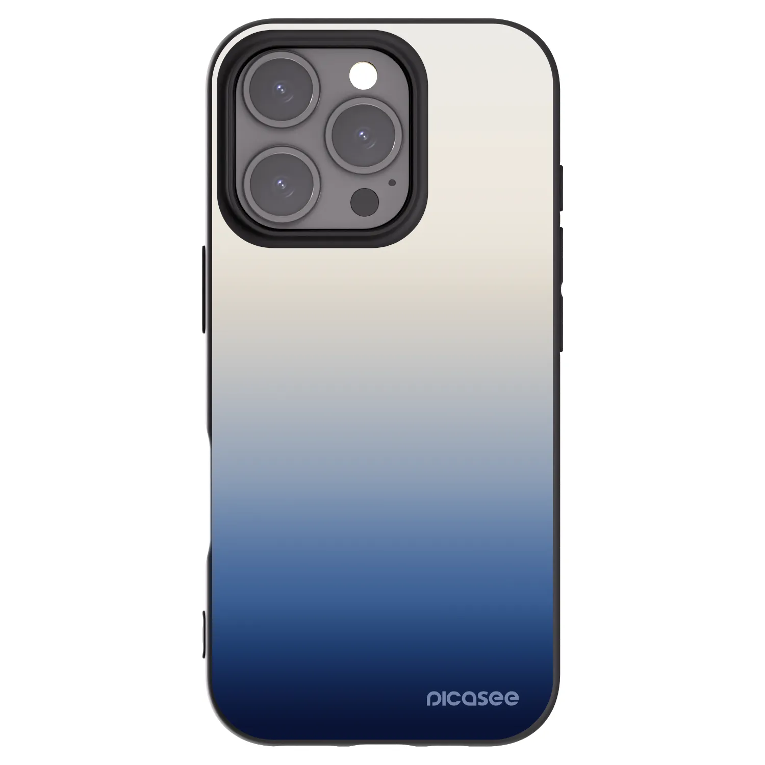 Picasee crna silikonska maskica za Apple iPhone 16 Pro - Gravity Fade