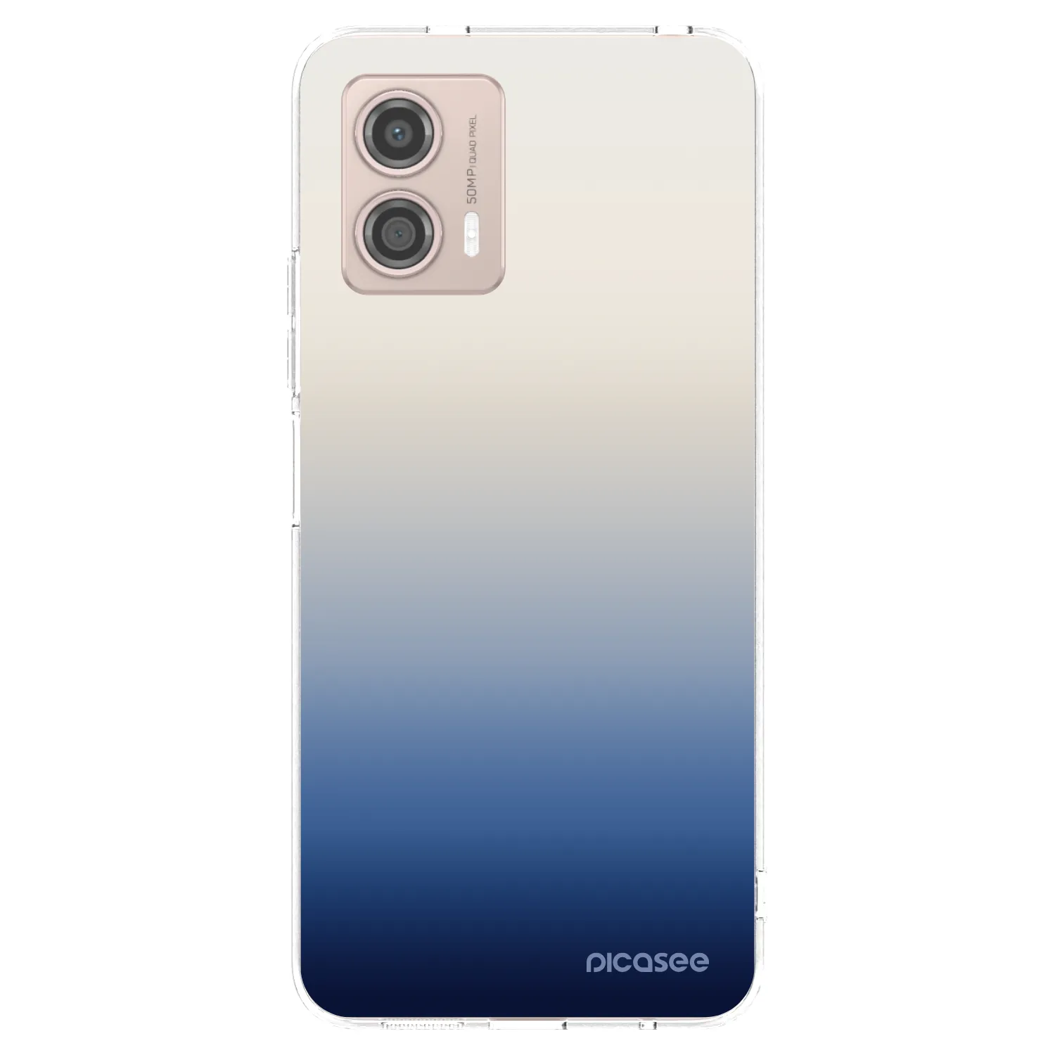 Picasee silikonska prozirna maskica za Motorola Moto G53 5G - Gravity Fade
