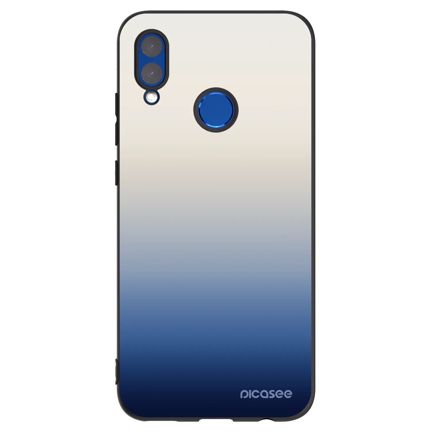 Picasee crna silikonska maskica za Huawei P Smart 2019 - Gravity Fade