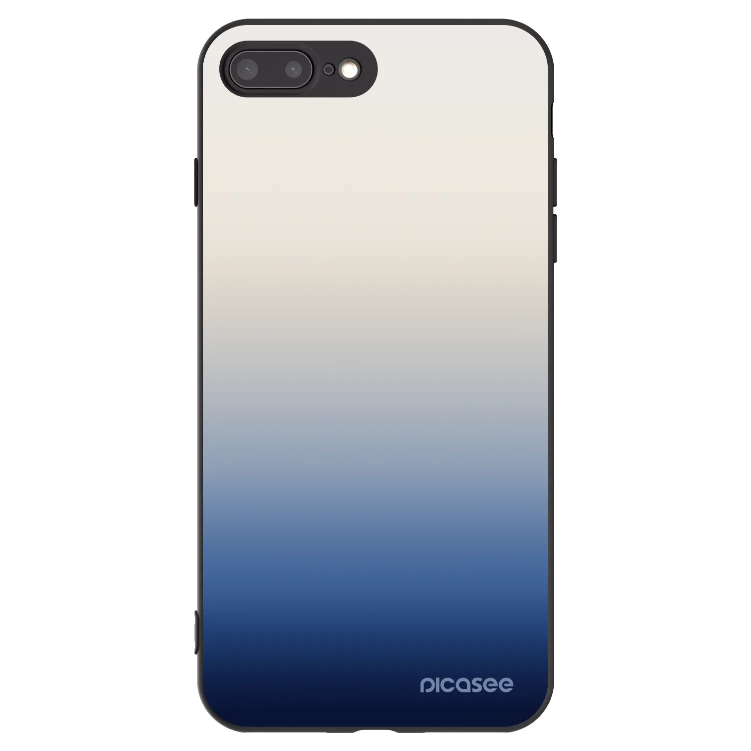 Picasee crna silikonska maskica za Apple iPhone 7 Plus - Gravity Fade