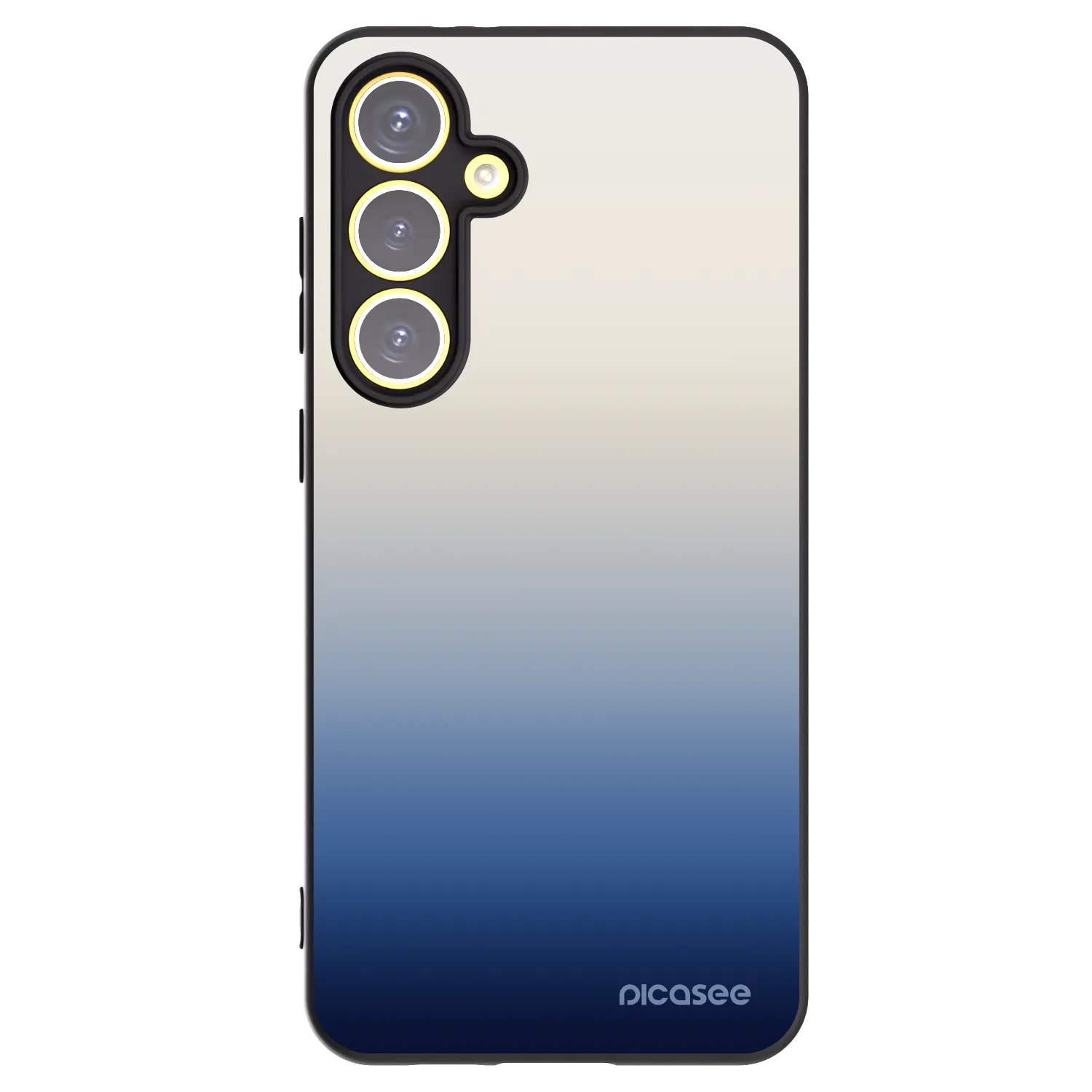 Picasee crna silikonska maskica za Samsung Galaxy S24 FE S721B - Gravity Fade