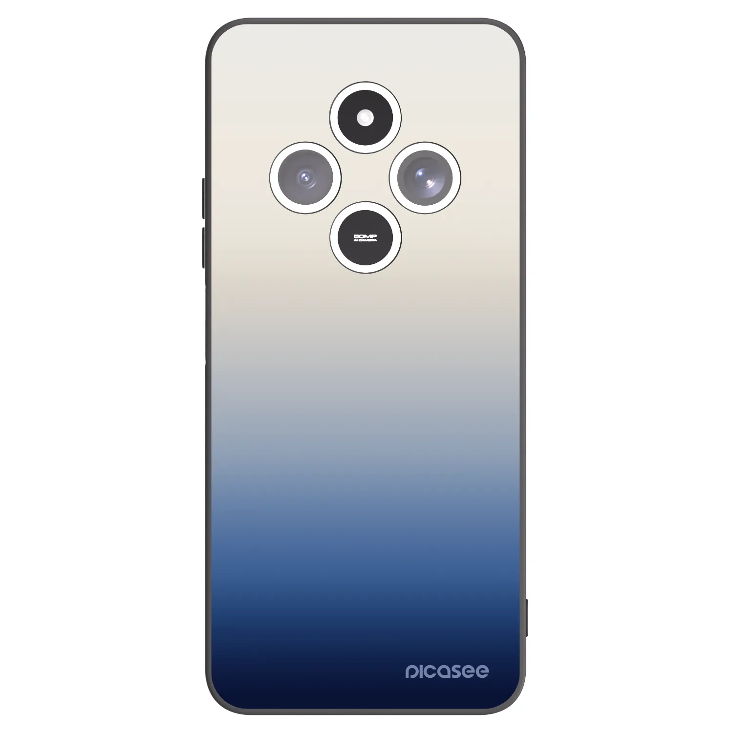 Picasee crna silikonska maskica za Xiaomi Redmi 14C - Gravity Fade
