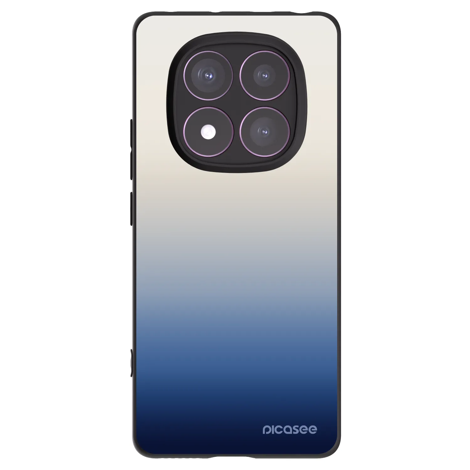 Picasee crna silikonska maskica za Xiaomi Redmi Note 14 Pro 4G - Gravity Fade