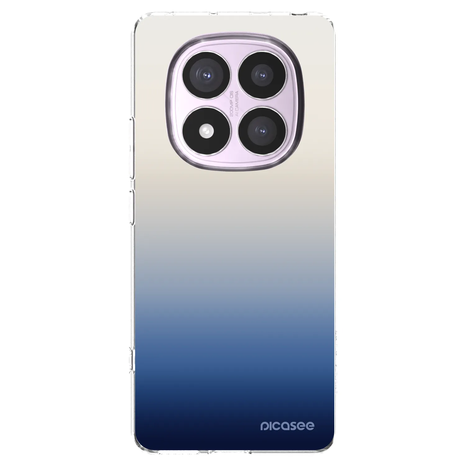 Picasee silikonska prozirna maskica za Xiaomi Redmi Note 14 Pro 4G - Gravity Fade