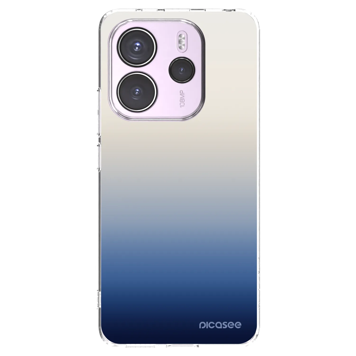 Picasee silikonska prozirna maskica za Xiaomi Redmi Note 14 4G - Gravity Fade
