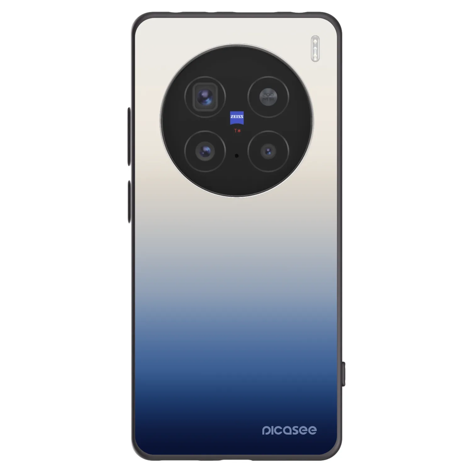 Picasee crna silikonska maskica za Vivo X200 Pro - Gravity Fade