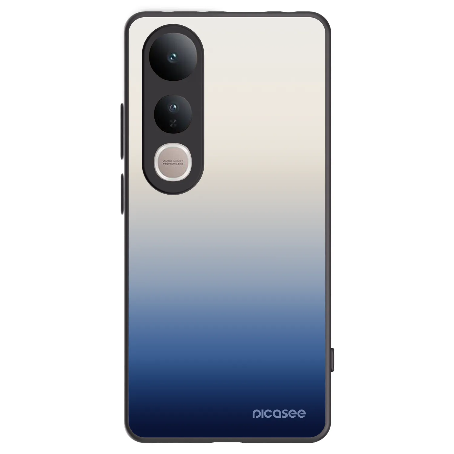 Picasee crna silikonska maskica za Vivo V50 Lite 5G - Gravity Fade