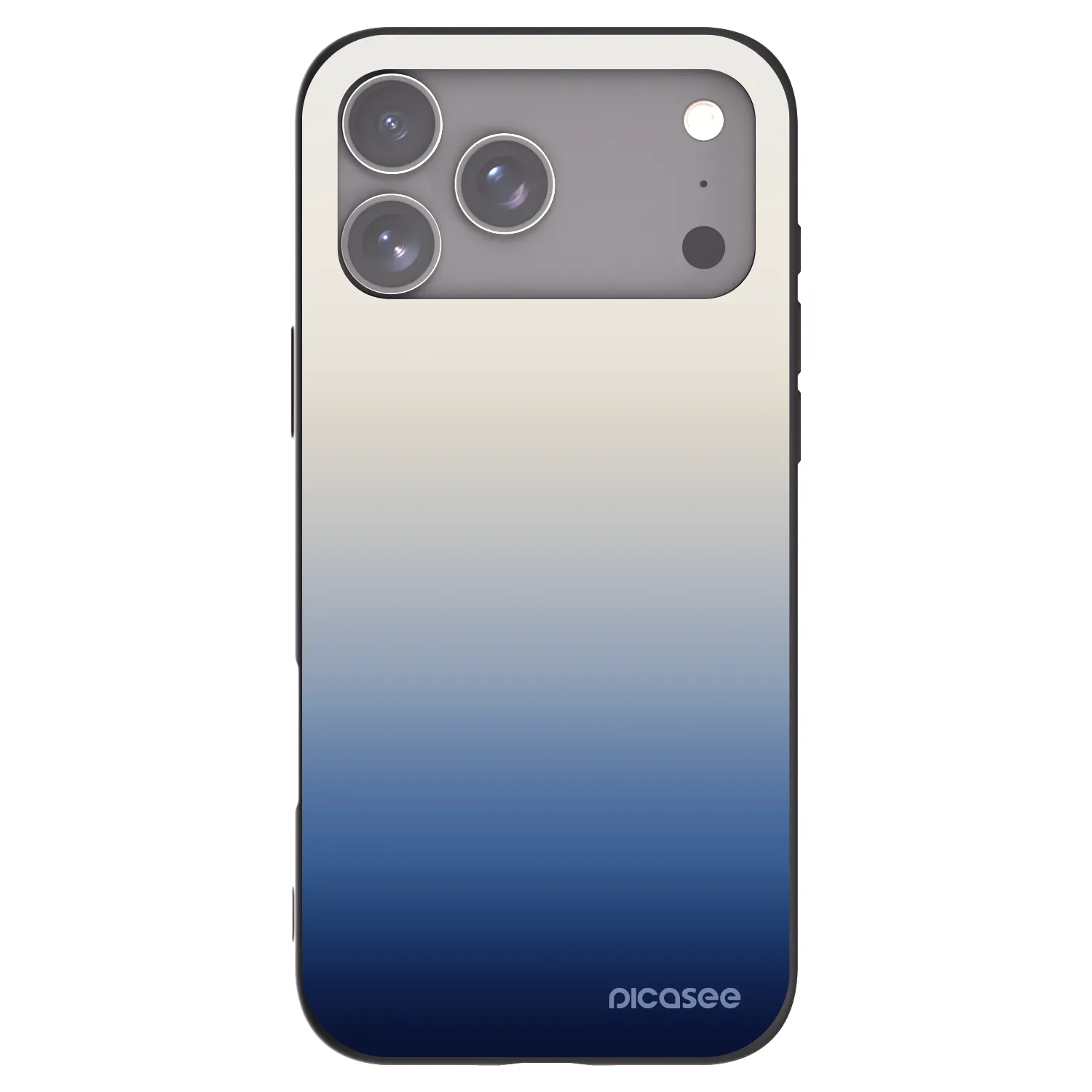 Picasee crna silikonska maskica za Apple iPhone 17 Pro Max - Gravity Fade