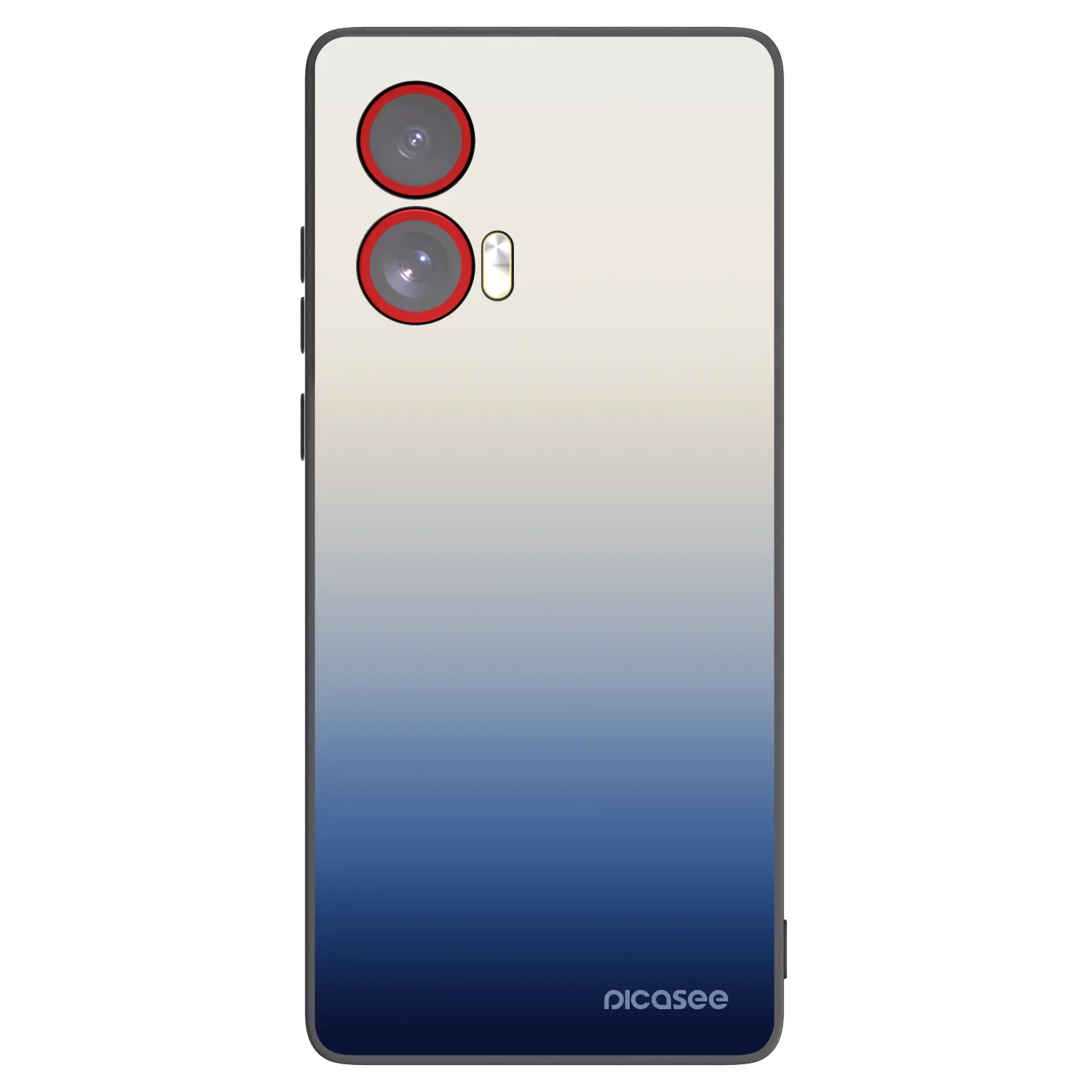 Picasee crna silikonska maskica za Motorola Edge 50 Fusion - Gravity Fade