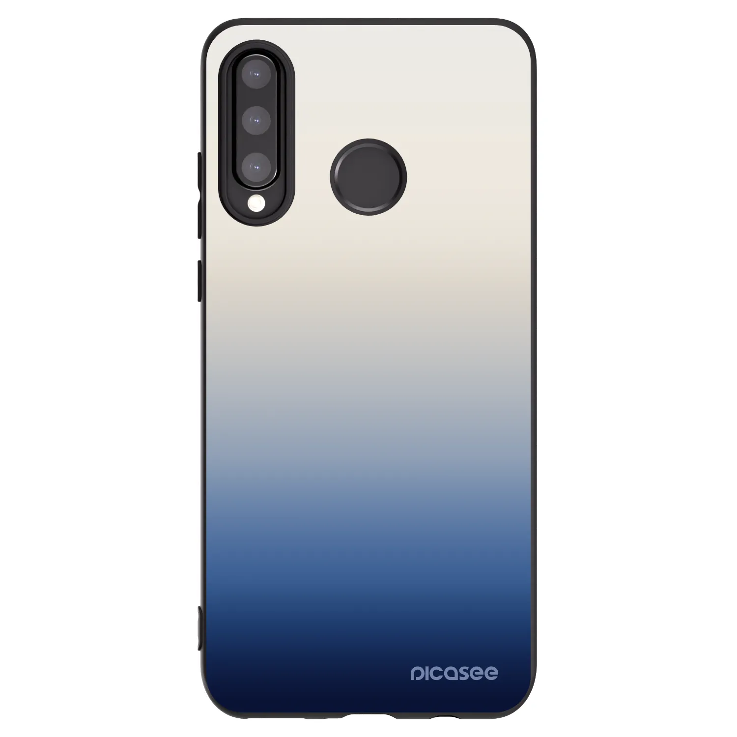 Picasee crna silikonska maskica za Huawei P30 Lite - Gravity Fade
