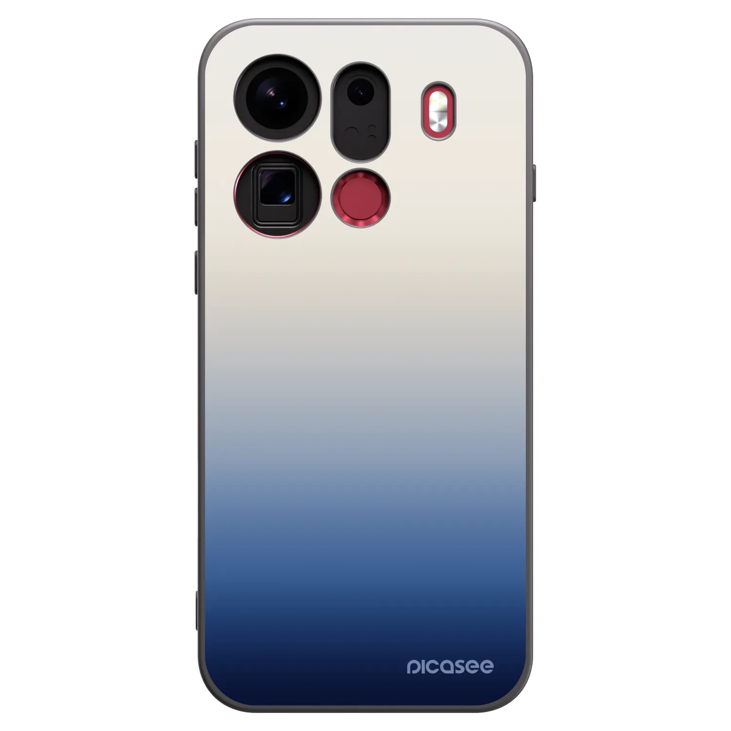 Picasee crna silikonska maskica za OPPO Find X9 Pro - Gravity Fade