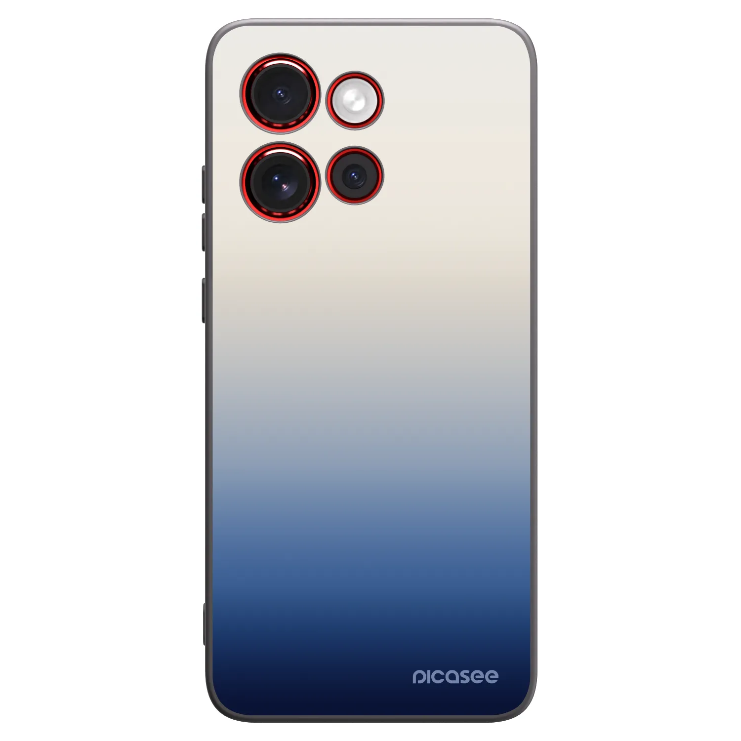 Picasee crna silikonska maskica za Motorola Edge 60 Neo 5G - Gravity Fade