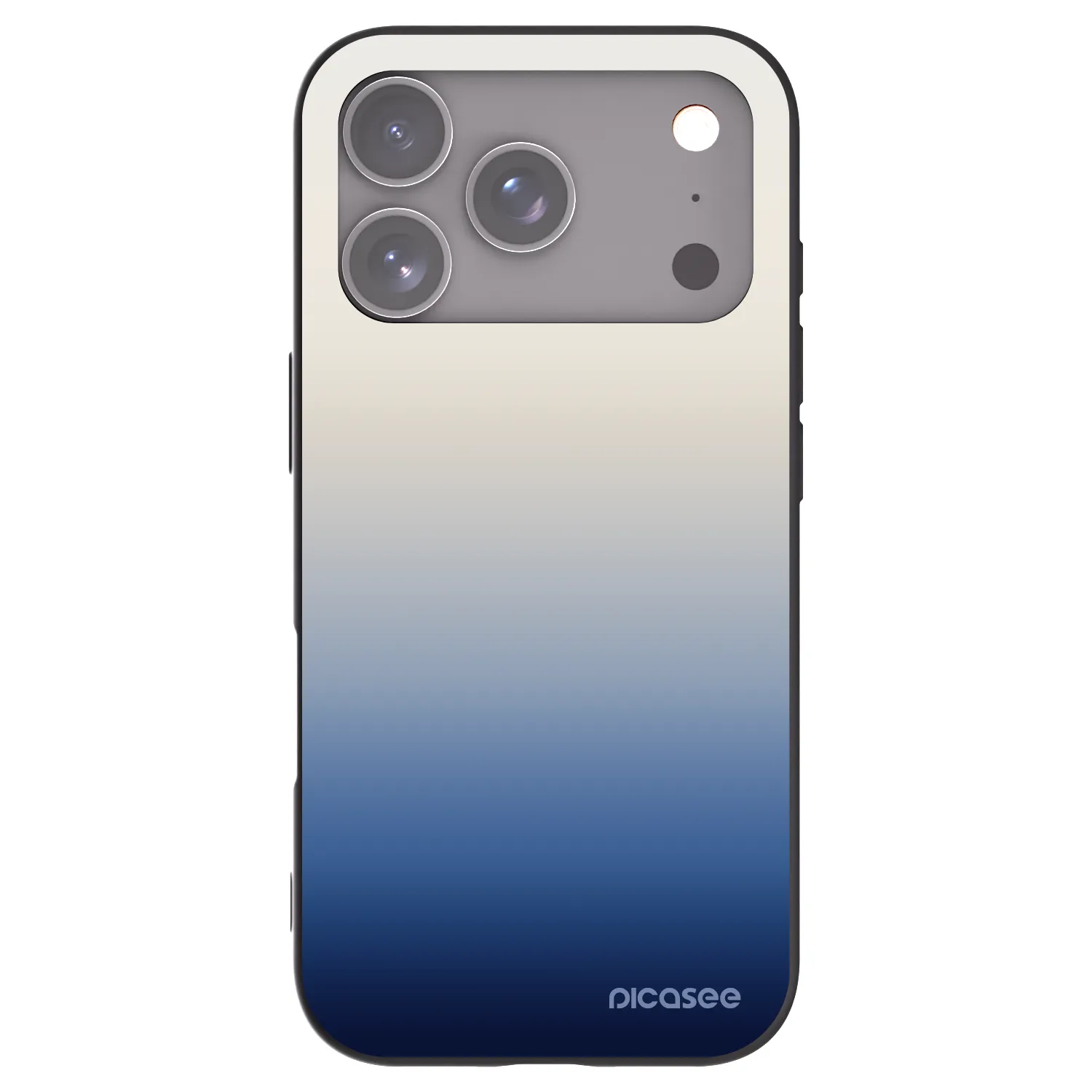 Picasee crna silikonska maskica za Apple iPhone 18 Pro - Gravity Fade