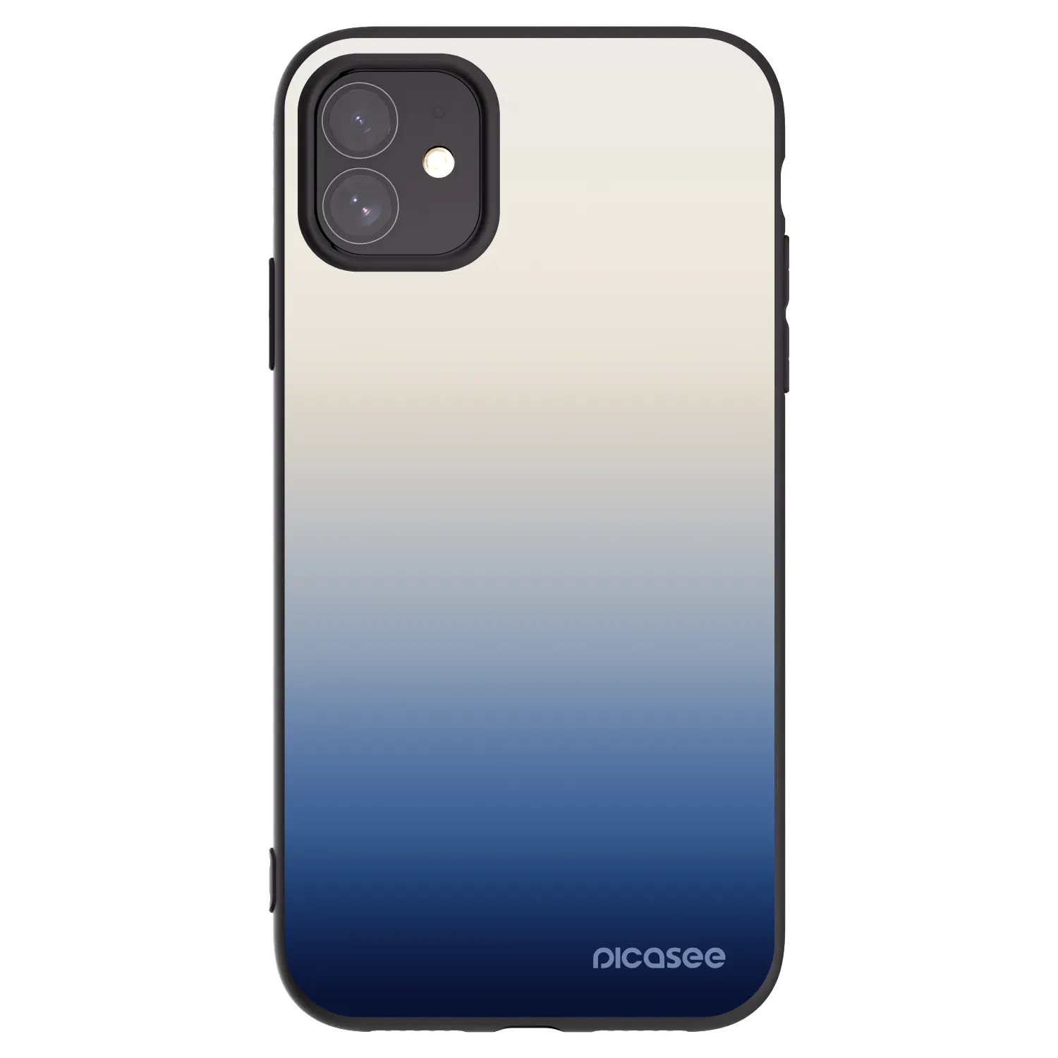 Picasee crna silikonska maskica za Apple iPhone 11 - Gravity Fade
