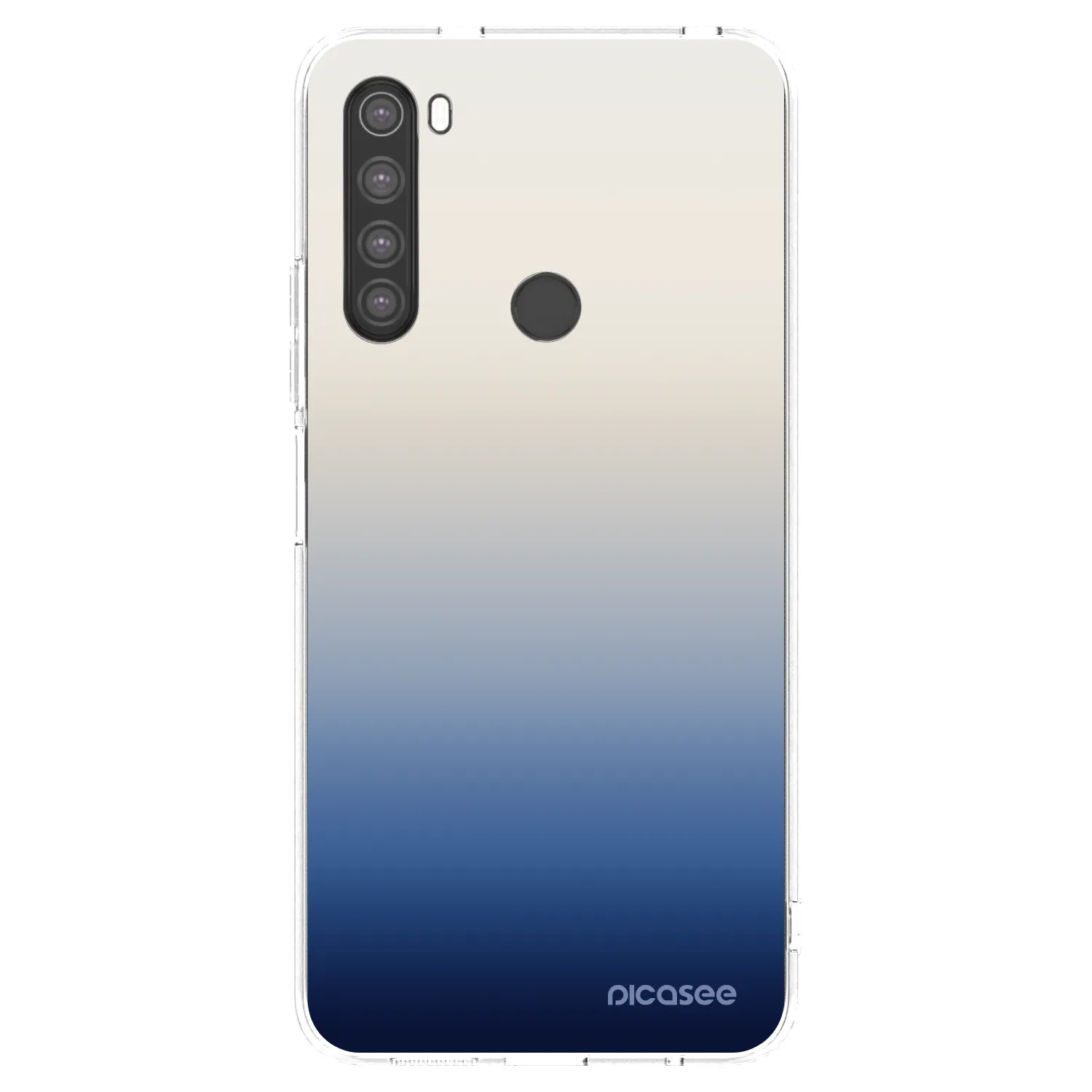 Picasee silikonska prozirna maskica za Xiaomi Redmi Note 8 - Gravity Fade