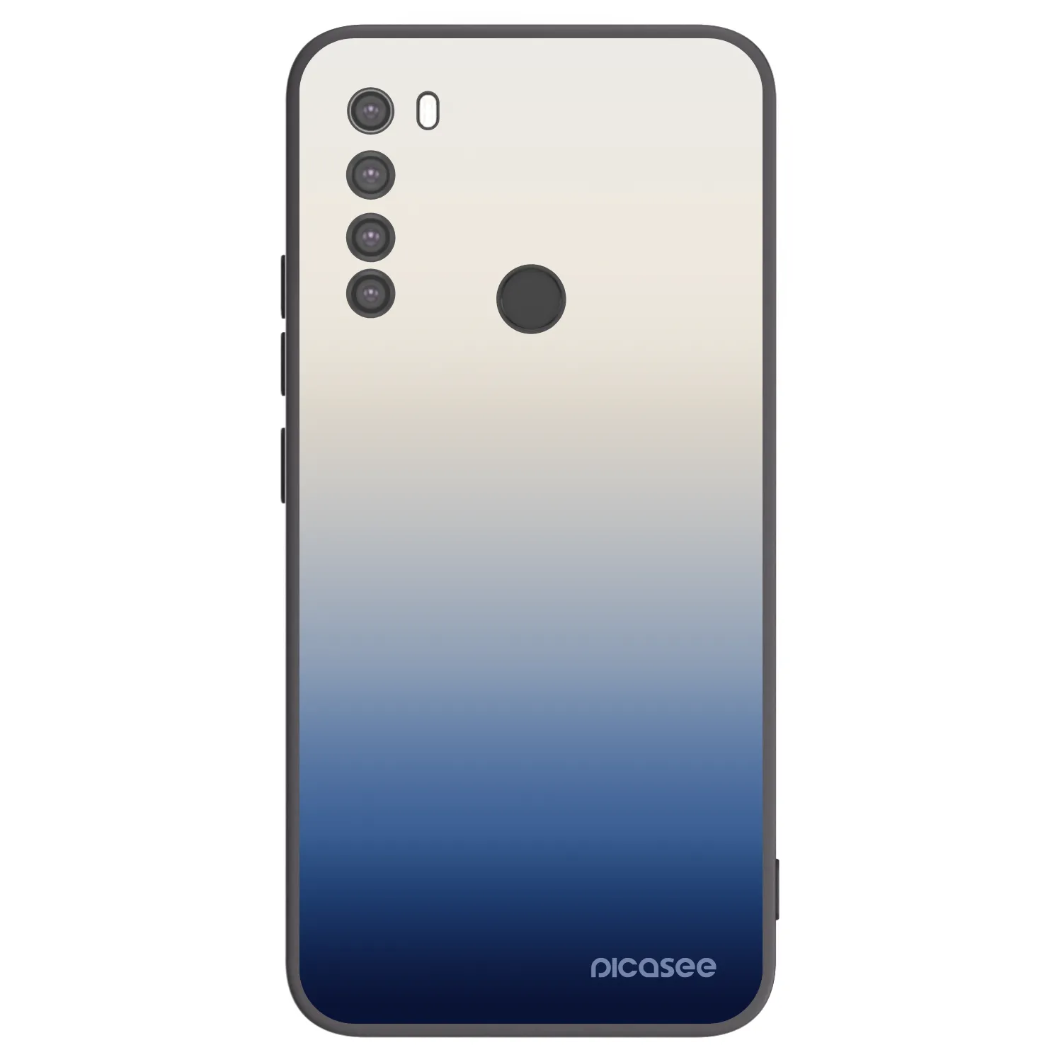 Picasee crna silikonska maskica za Xiaomi Redmi Note 8 - Gravity Fade
