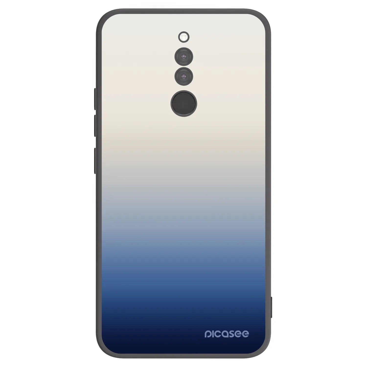 Picasee crna silikonska maskica za Xiaomi Redmi 8 - Gravity Fade
