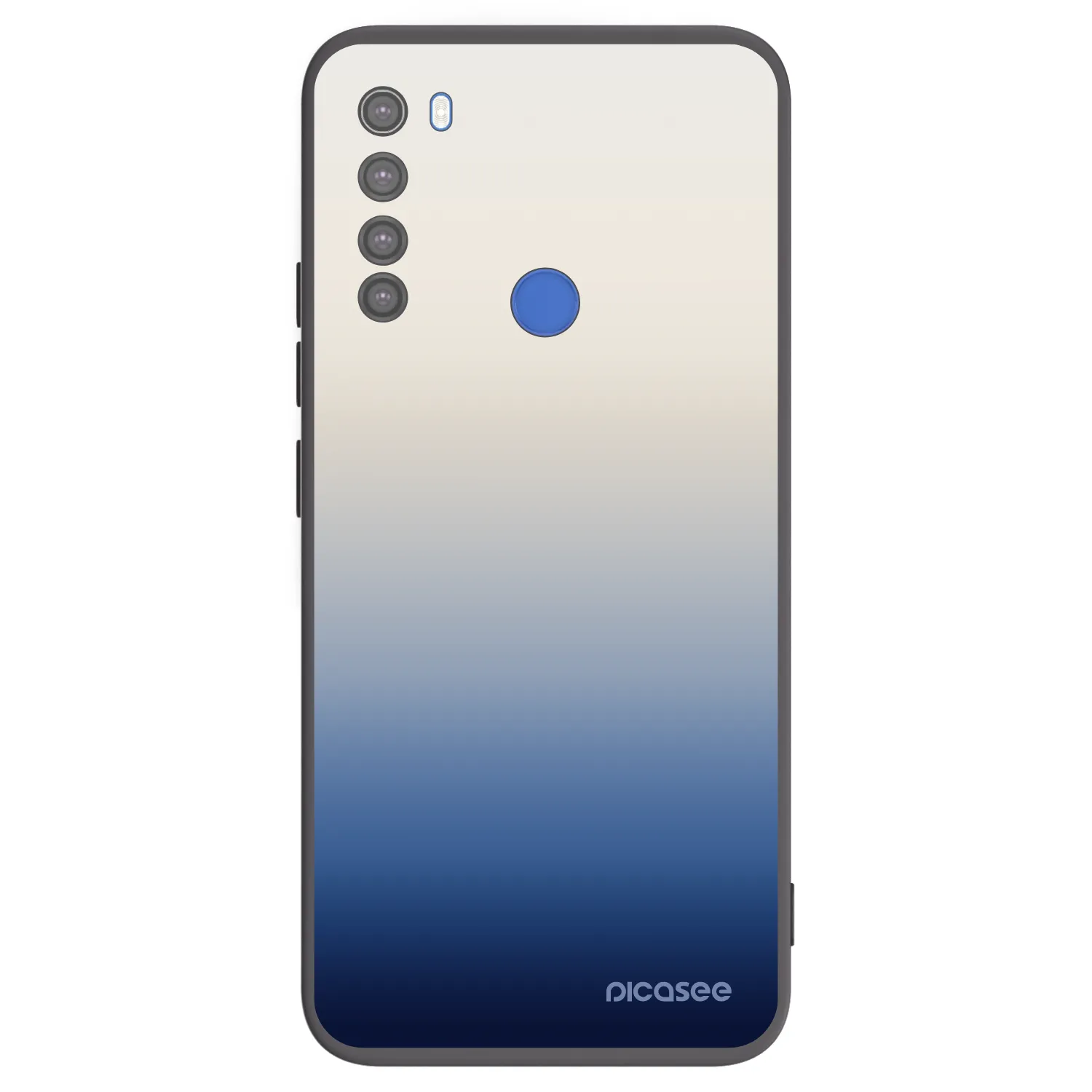 Picasee crna silikonska maskica za Xiaomi Redmi Note 8T - Gravity Fade