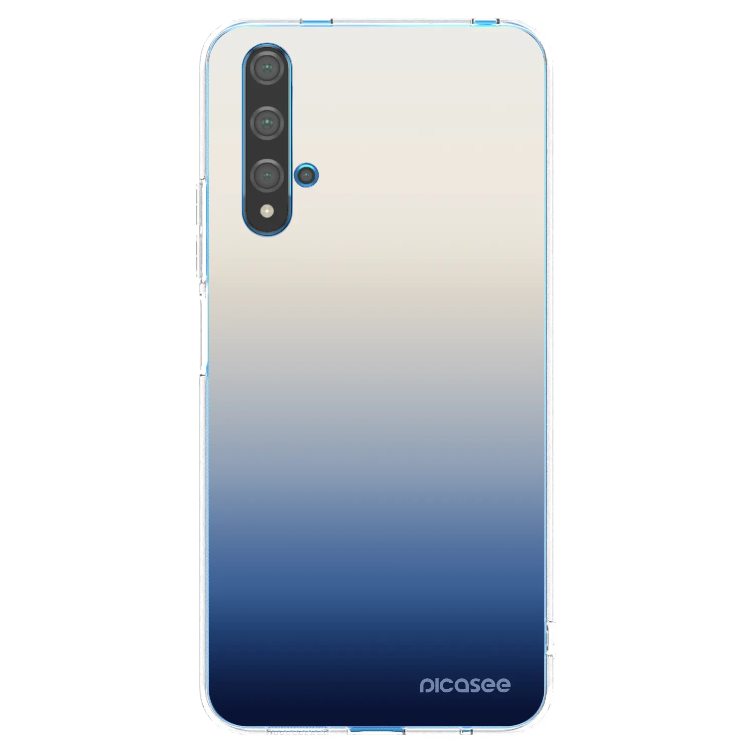 Picasee silikonska prozirna maskica za Huawei Nova 5T - Gravity Fade