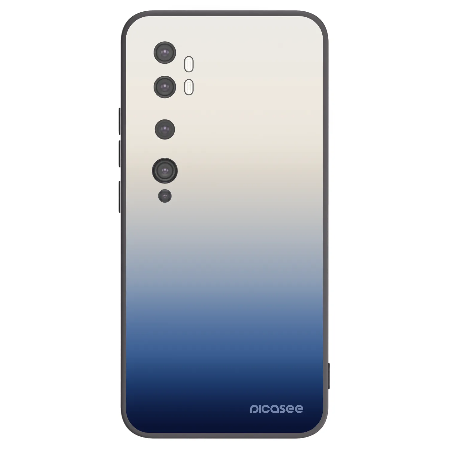Picasee crna silikonska maskica za Xiaomi Mi Note 10 (Pro) - Gravity Fade