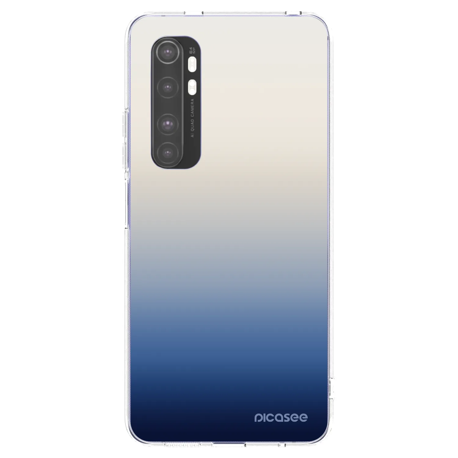 Picasee silikonska prozirna maskica za Xiaomi Mi Note 10 Lite - Gravity Fade