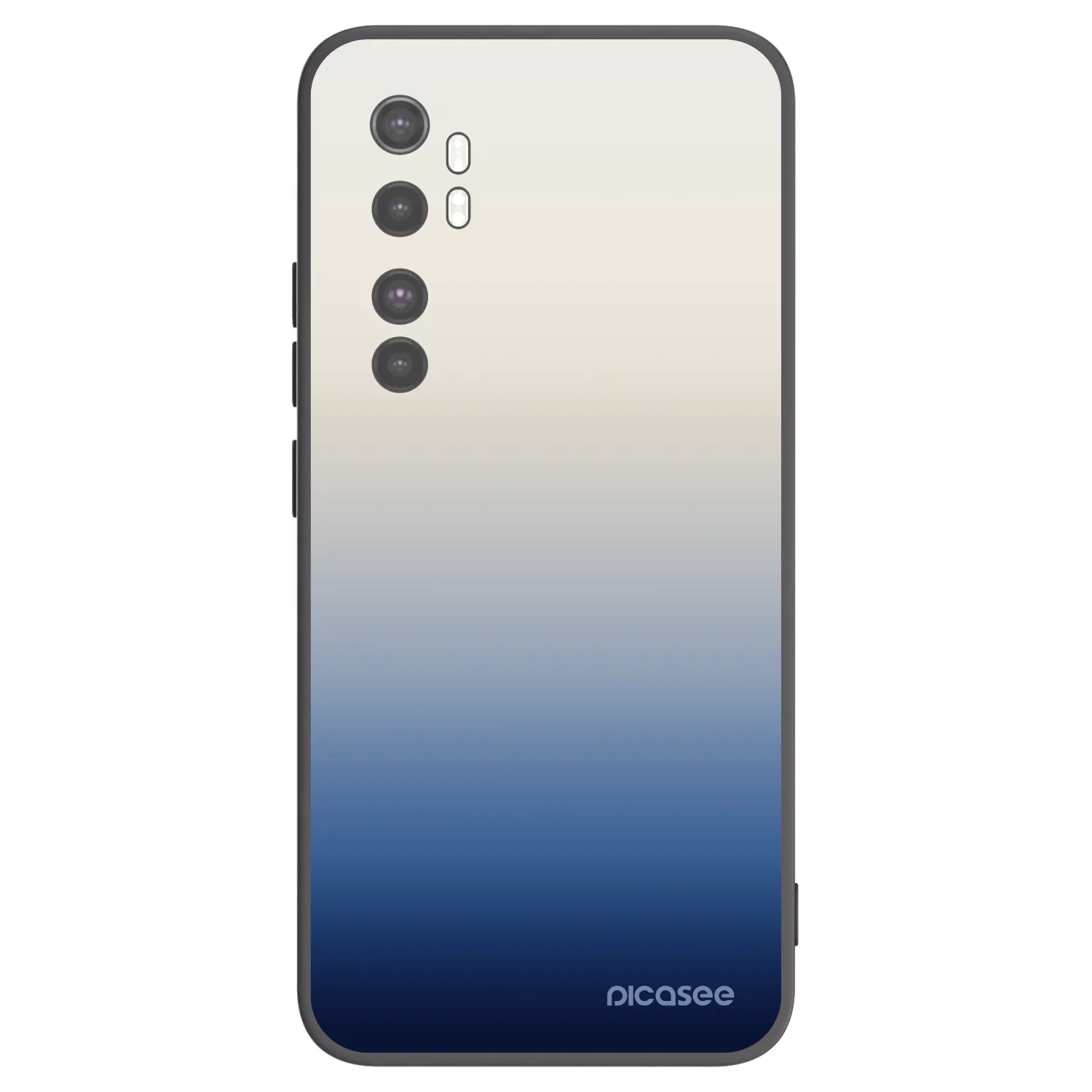 Picasee crna silikonska maskica za Xiaomi Mi Note 10 Lite - Gravity Fade