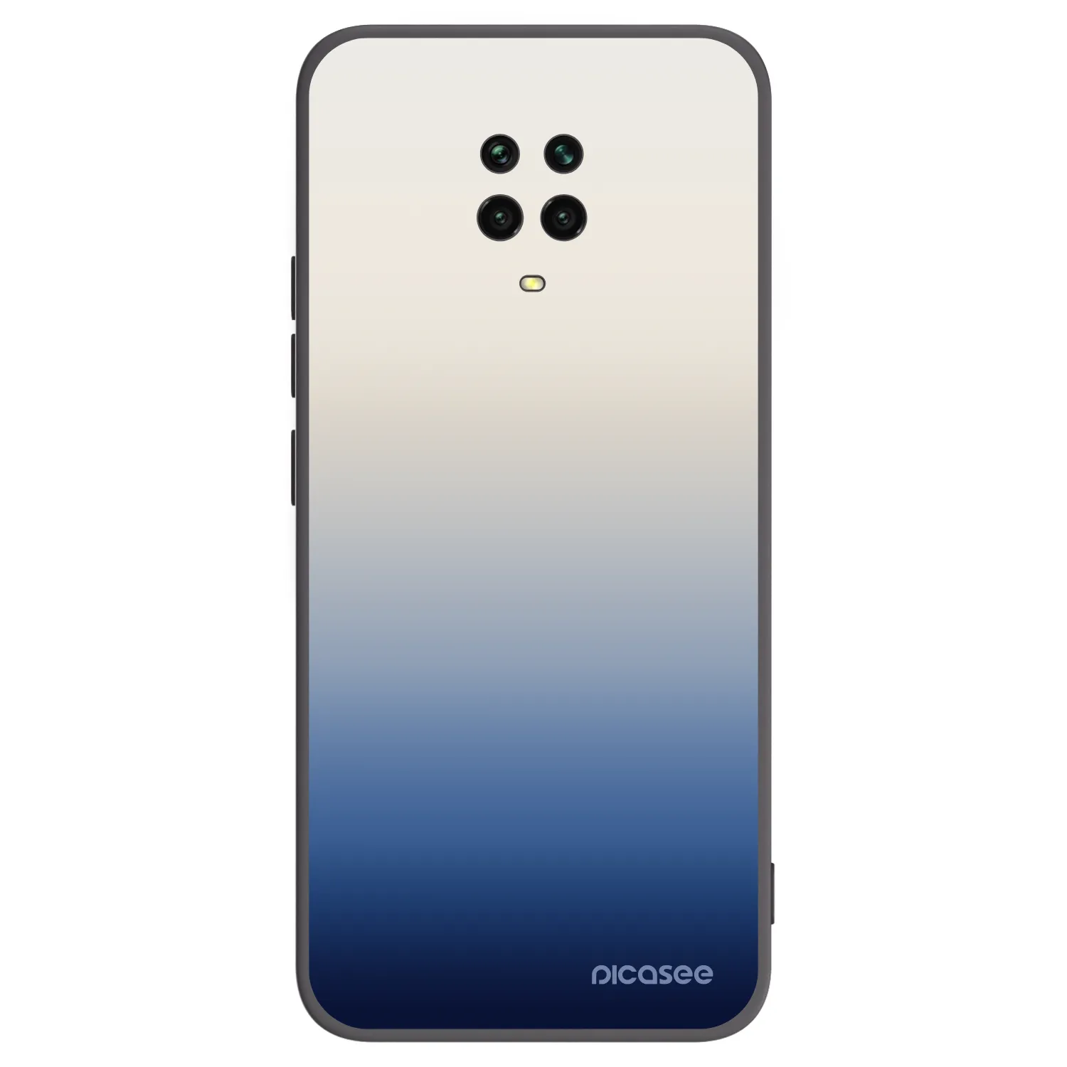Picasee crna silikonska maskica za Xiaomi Redmi Note 9S - Gravity Fade