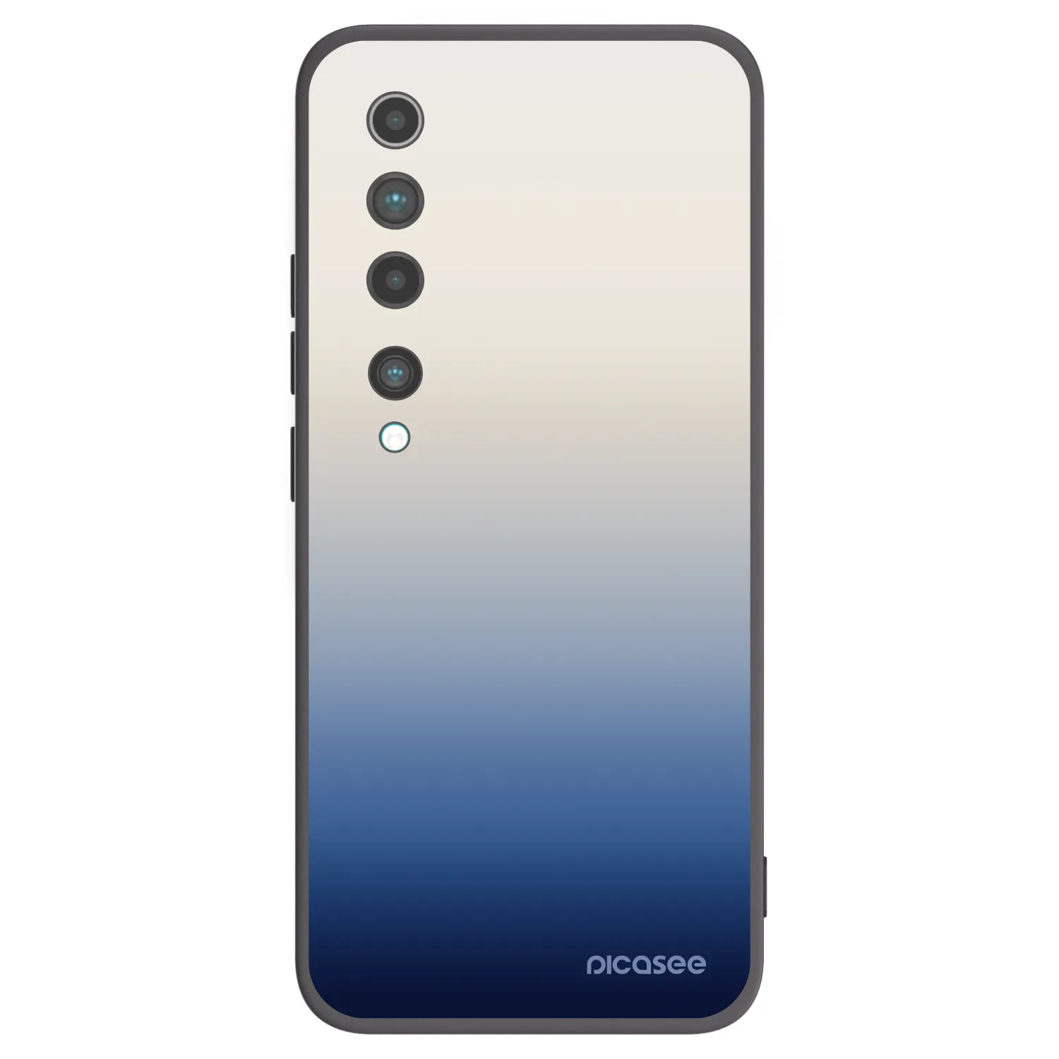 Picasee crna silikonska maskica za Xiaomi Mi 10 - Gravity Fade