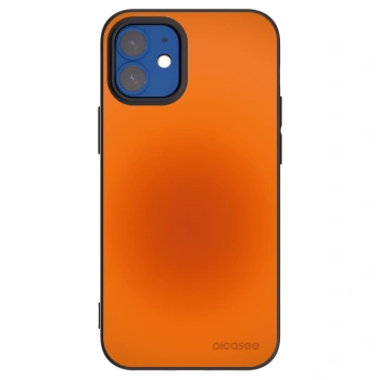 Picasee crna silikonska maskica za Apple iPhone 12 mini - Heat Core