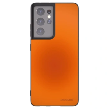 Picasee crna silikonska maskica za Samsung Galaxy S21 Ultra 5G G998B - Heat Core