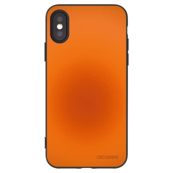 Picasee crna silikonska maskica za Apple iPhone X/XS - Heat Core