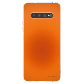 Picasee silikonska prozirna maskica za Samsung Galaxy S10 Plus G975 - Heat Core