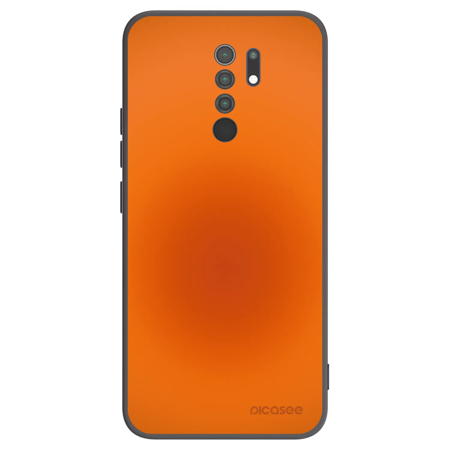 Picasee crna silikonska maskica za Xiaomi Redmi 9 - Heat Core