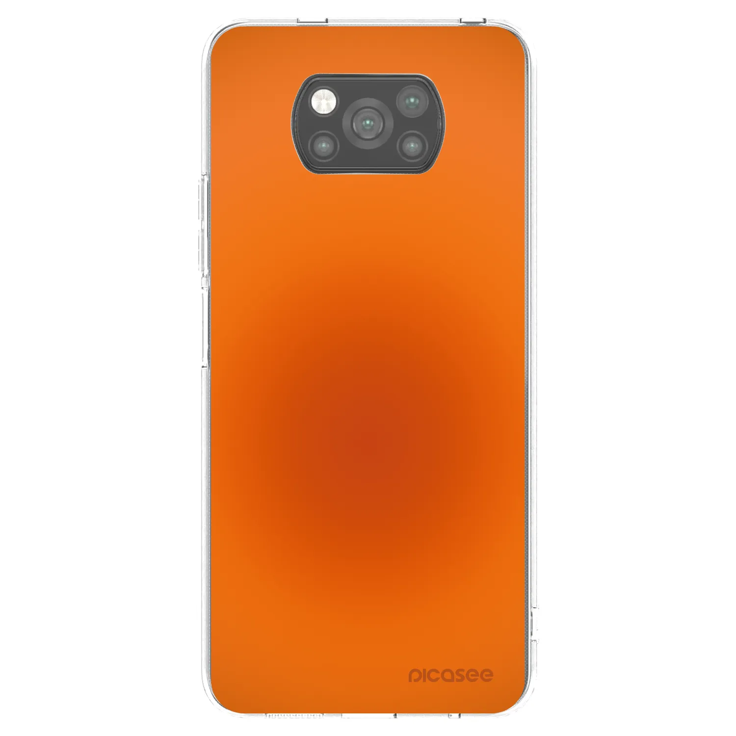 Picasee crna silikonska maskica za Xiaomi Poco X3 - Heat Core