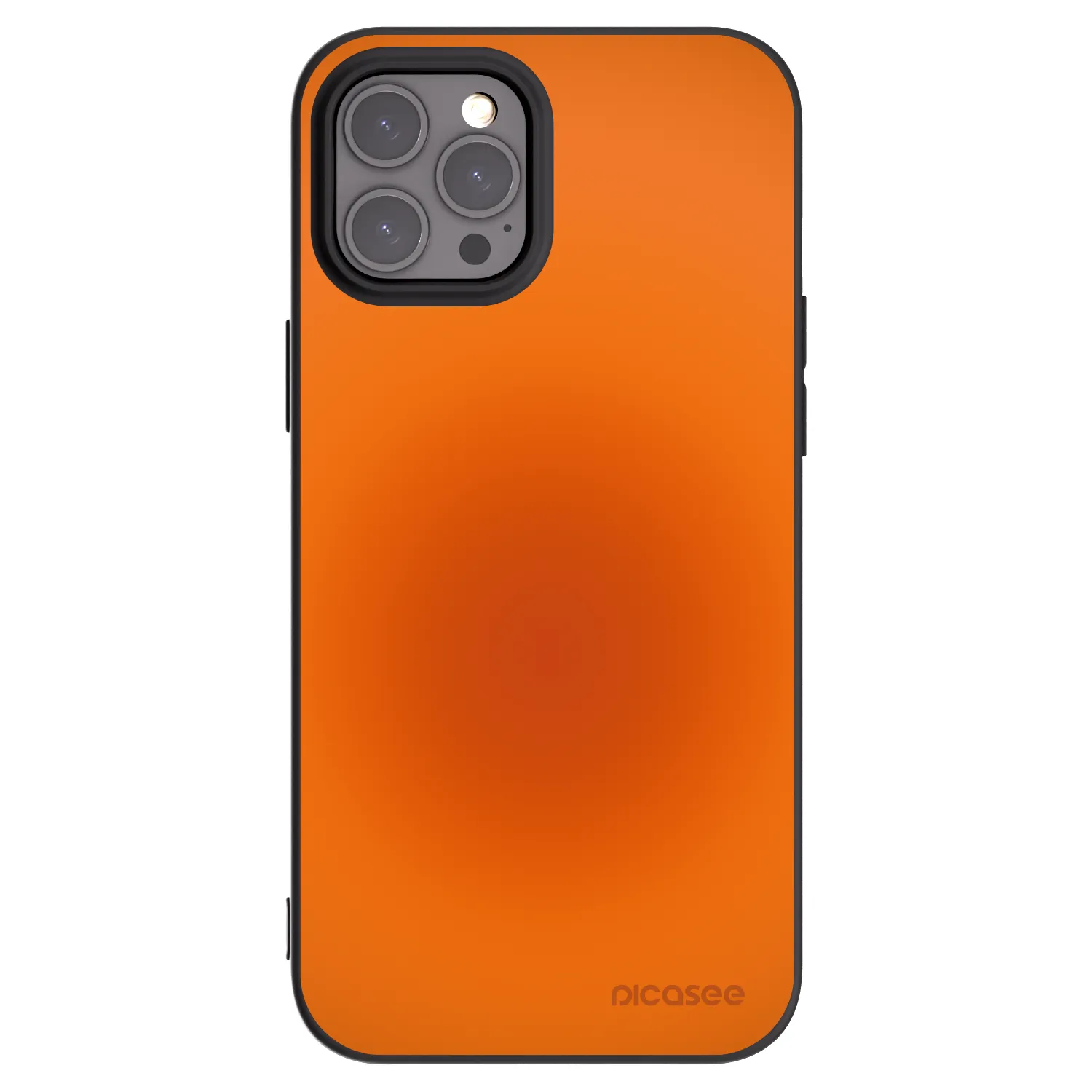 Picasee crna silikonska maskica za Apple iPhone 12 Pro Max - Heat Core