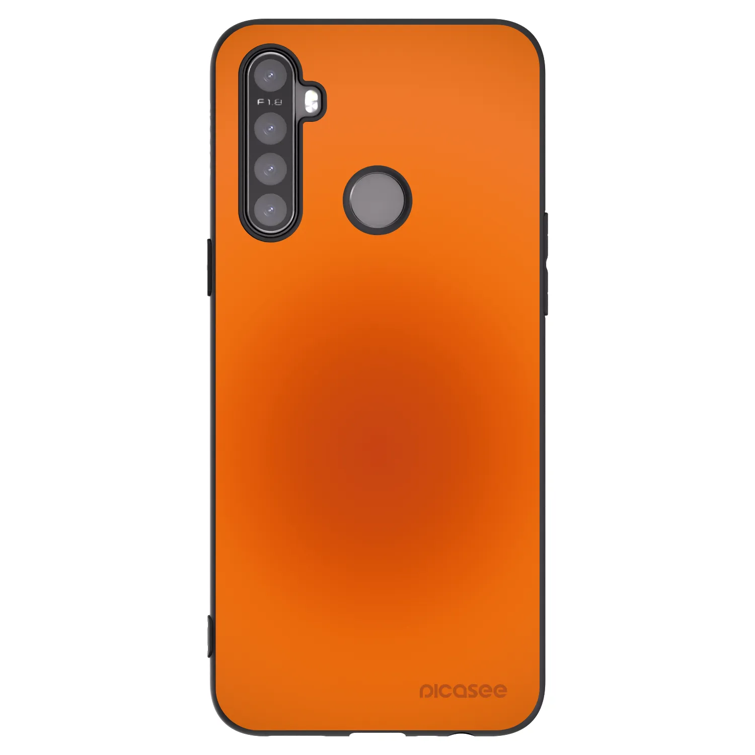 Picasee crna silikonska maskica za Realme 6i - Heat Core