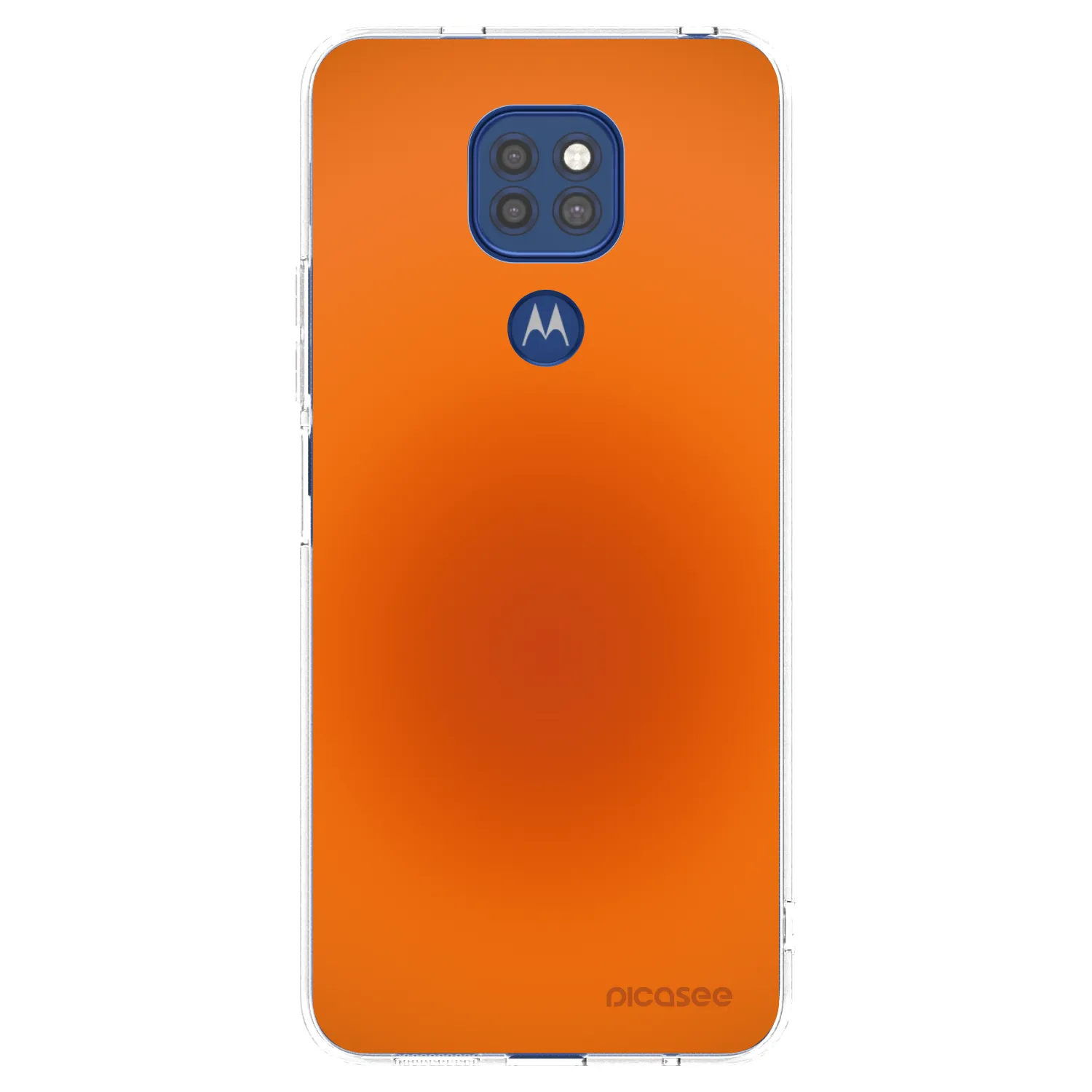 Picasee silikonska prozirna maskica za Motorola Moto G9 Play - Heat Core