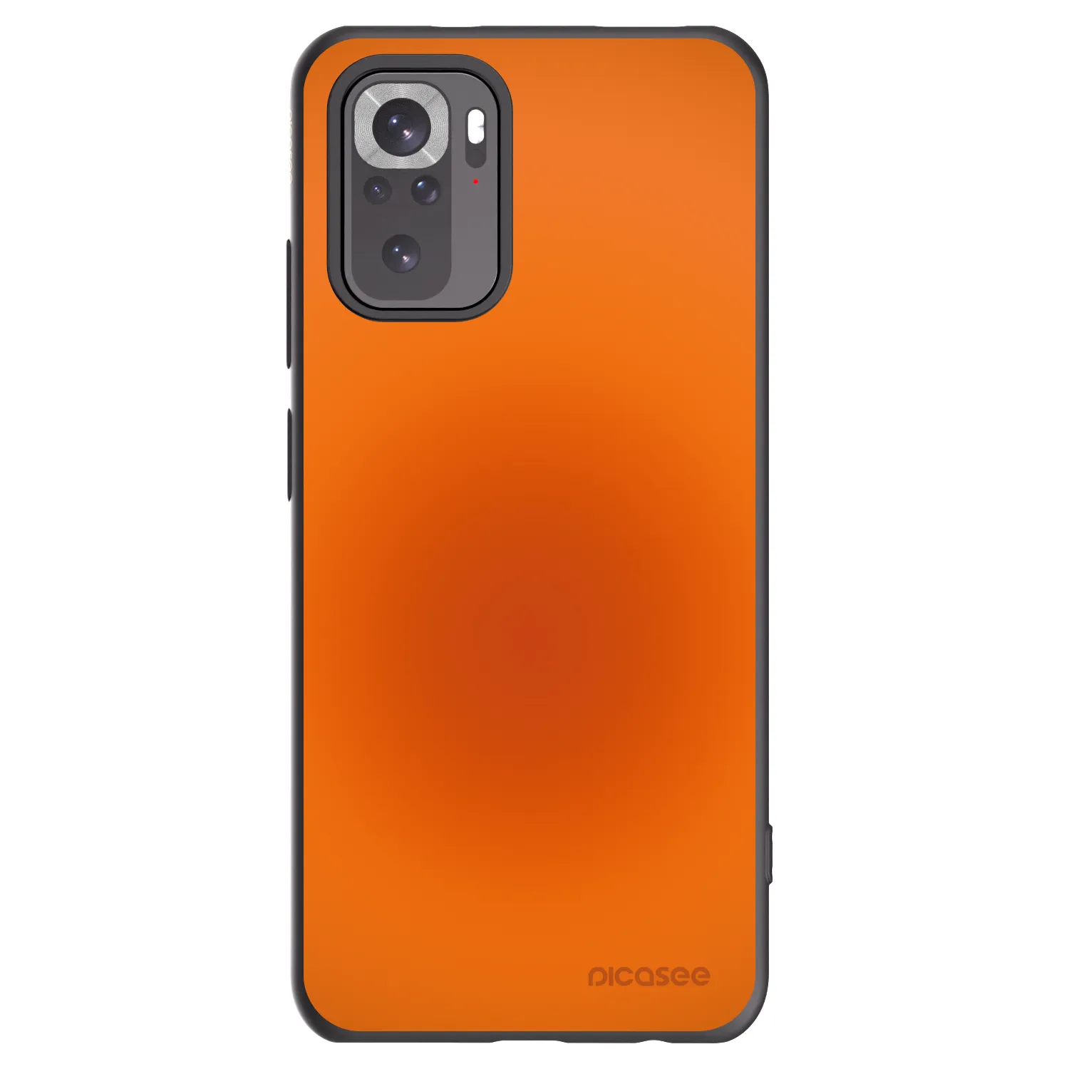 Picasee crna silikonska maskica za Xiaomi Redmi Note 10 - Heat Core