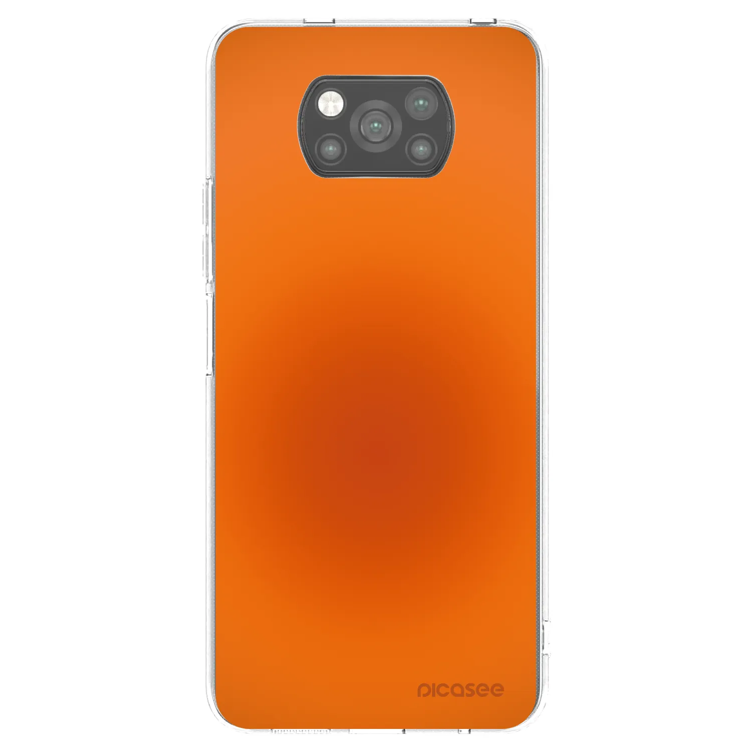 Picasee crna silikonska maskica za Xiaomi Poco X3 Pro - Heat Core
