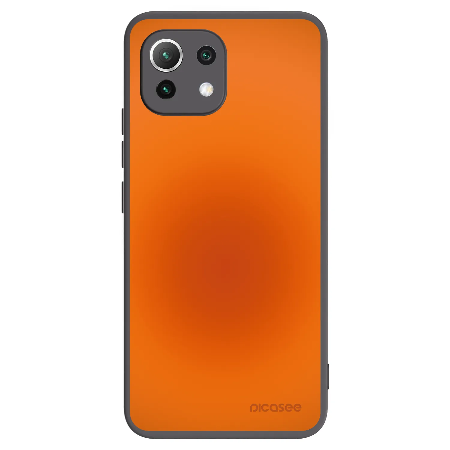 Picasee crna silikonska maskica za Xiaomi Mi 11 Lite - Heat Core