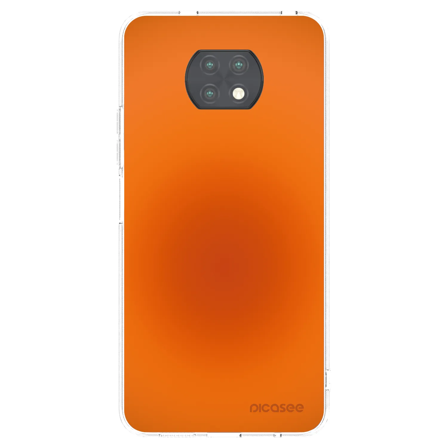 Picasee silikonska prozirna maskica za Xiaomi Redmi Note 9T - Heat Core